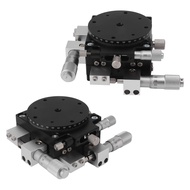[WON] Manual Linear Positioning Stage XYR 3 Axes Micrometer Adjustable Bearing Tuning Platform Slidi