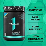 Rule 1 R1 Lean 5 (60 Servings) - Fat Burner, Weight Lost, Six Pack, Ripped, Shred, Lean, Tones
