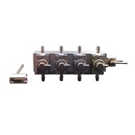 MESIN 4 Way Stainless Ink Valve 8-Way Digital Printing Machine Ink Tap/ Solvent/ Eco Sol/ Sublime/ D