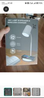 3合1檯燈 藍牙喇叭 無線充電