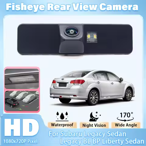 Car Rear View Camera For Subaru Legacy Sedan Legacy BL BP Liberty Sedan Full HD Night Vision Reverse