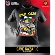 BAJU/TSHIRT PALESTIN - SAVE GAZA 1.0