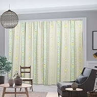 SANRIO (SANRIO) Made in Japan Pompompurin 1st Class Light Blocking Curtain, 2-Piece Set, Width 59.1 