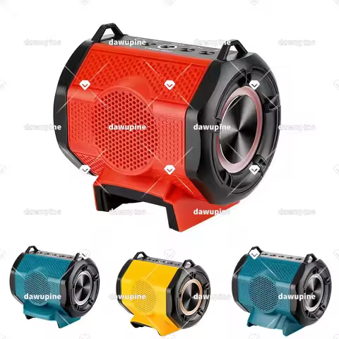 3D Surround Sound HiFi Portable Bluetooth Speaker Audio Sound For Makita For DeWalt For Bosch For Mi
