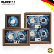 BLUETIDE Watch Winder Box Automatic 1 2 4 slot Wood Watch Box Mabuchi Motor Watch storage box
