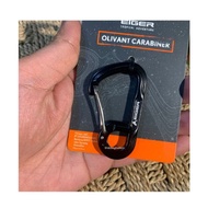 GANTUNGAN 1989 OLIVANT CARABINER KEYCHAIN - BLACK