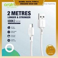 Data CABLE TYPE-C ORAIMO UDON 2 OCD-C56 FAST CHARGING 2 METER