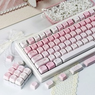 MAIMOOO Pink Gradient Cat Keycap MOA/Cherry Profile 120 Keys PBT Dye Sublimation Aula F75 Ajazz AK82