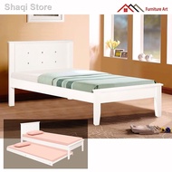 ℗Furniture Art Single bed frame/Queen Frame/Katil Kayu / Katil Bujang/ Budak/Bed Frame 1018