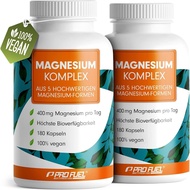 Magnesium Compound Capsules 360 Capsules, Daily Contains 400mg Elements Magnesium, 5 Kinds of High-Q