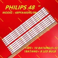 48PFA4690S/98 PHILIPS 48" LED TV BACKLIGHT(LAMP TV) PHILIPS 48 INCH LED TV 48PFA4609S