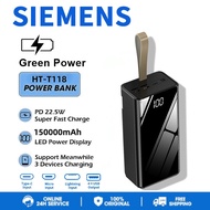 Power Bank 150000mAh Original Quick Charging Flashlight Reliable Mobile Powerbank LED 22.5W