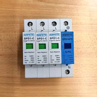 SAFETY surge protector Device IPR 40KA home 2P+N / 4P+N lightning protection SPD1-C