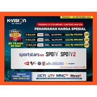 PROMO voucher Kvision paket SPOTV K-VISION Kvision MotoGP, Badminton. 2101