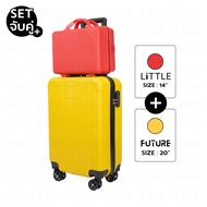 [จับคู่] กระเป๋าเดินทาง รุ่นFUTURE 20"+LITTLE 14" ของเเท้  มีให้เลือก 4สี ขนาด 20+14 นิ้ว กระเป๋าเดิ