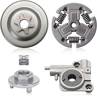3/8" 6T Sprocket Clutch Drum Kit Fit for Echo CS-370 CS-400 CS-370F CS-400F Chainsaw Replace A556000