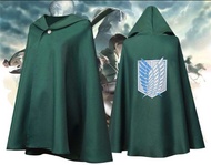 พร้อมส่ง เสื้อคลุมเด็กไททัน ผ้าคลุมผ่าพิภพไททัน เสื้อคลุมทีมสำรวจ attack on titan