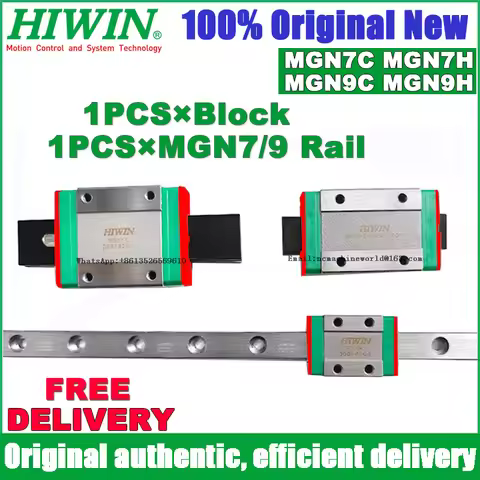 100% Original HIWIN MGN7C MGN7H MGN9C MGN9H MGN7 width 7mm 9mm Linear Rail 100mm 200mm 300mm 400mm 5