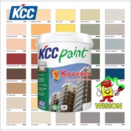 5 LITER   KCC PAINT KOREVER PURE ACRYLIC EXTERIOR FINISH  / Exterior Paint  /  Cat Rumah Luar / (Nippon Colour)