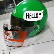 Helmet Visor Ojol Graab Helmet Visor Gojek Grabe Ojol Helmet Motor