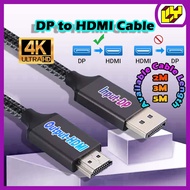 DP to HDMI Cable Display Port to HDMI Cable DisplayPort to HDMI Adapter Male to Male Display Port to