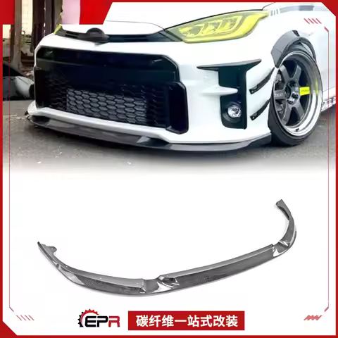 For Toyota GR Yaris - Carbon Fiber Garage Vary Front Lip (Small Surround Spoiler)