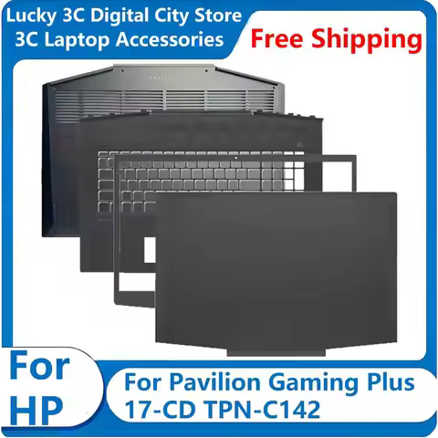 New Laptop Cover For HP Pavilion 5 Plus 17-CD TPN-C142 LCD Back Cover Screen Bezel Palmrest Bottom C