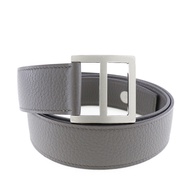 Hermès Serie Belt, Taurillon Clemence Etain, Made in France, 2017, Gray, Men's, Unused