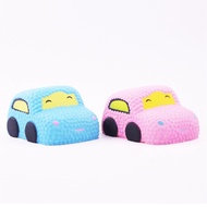 Mini Cartoon Color Car Novelty Fun Toy Children Cute Simulation Car PU Squishy Slowly Rise Analog De