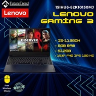 Lenovo Gaming 3 [15IHU6] (82K10150MJ) I5-11300H/8GB/512GB/GTX1650 4GB/15.6"FHD IPS (120Hz)/Win11/Fre