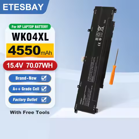 ETESBAY WK04XL Laptop Battery For HP OMEN 16-b 16-c HP Victus 16-e 16-d 15-f Series HP Victus 16-D00