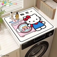 Lovely Kitten Pattern Diatom Mud Pad Sunscreen Dust Cover For Washing Machine Nightstand
