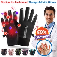 Outdoor velvet warm gloves far infrared ion touch screen gloves cycling sports arthritis gloves