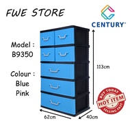 Century 5 Tier Plastic Drawer / Cabinet / Storage Cabinet B9350