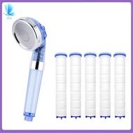 3-Speed Water Outlet Mode High Quality Residual Removal PP Sediment Filtered Shower Head Filter Pure