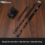 NiYi Focus | Túi đựng máy ảnh bằng da thật bảo vệ cho Sony ZV1M2 A74CR A74 A7C2 A74R ZV1F A7M4 A7S T
