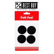 Felt Pad Black 4's Round - Home & Office Supplies