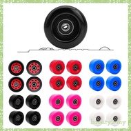 [BaositybbMY] 4 Roller Skating Wheels -Resistant Wheels Double - Row Roller Skates Accessories