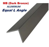 MB Color Aluminum Equal Angle Bar L Shape Aluminium Angle Corner L Shape Bar Sudut Aluminium L Angle