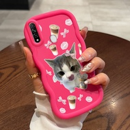 Casing For OPPO A31 2020 A8 Case Casing Butterfly Cat Bond Pattern HP Cesing Soft Silicone Softcase 