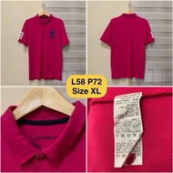 Giordano Pink Fanta Polo Shirt Original LogoBIG