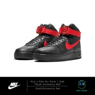 Alyx x Nike Air Force 1 High"Black University Red"