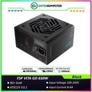 FSP VITA GD 650W ATX3.1 PCIe 5.1 80+ Gold Flat Cable 650 Watt PSU/