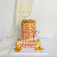 terbaru !!! snack tower ulang tahun coklat silverqueen ready
