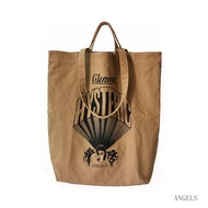 กระเป๋าผ้าใบทรงถุงบรรจุภัณฑ์ขนาดใหญ่ Hysteric Glamour กระเป๋าถือแบบลำลอง ความจุขนาดใหญ่ กระเป๋าผ้าใบ