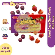 Jomei Jaya Chewy Candy Mix Flavor Grape Strawberry 30pcs Per Box
