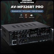 Sunbuck Audio Amplifier Bluetooth HiFi USB Adjustable USB MP3 FM 1000W - AV-MP326BT PRO