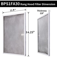 BPS1FA30 Range Hood Filter 11-3/4"X 14-1/4"X 3/8" for 30-Inch Broan Nutone QS1 WS1, Allure Grease Fi