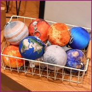 YT4 Realistic Earth Moon Solar System Planets Plush Toy Universe 8 Planets Bag Charm Keychain plushi