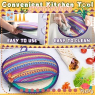 GREATESKOO Tortilla Warmer Pouch, 12 Inch Reusable Tortilla Keeper, Premium Insulated Heat Keeps War